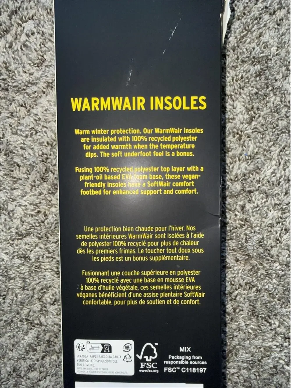 Dr Martens Men's Size 7 Warmwair Insoles Enhanced Insulation and Warmth NEW